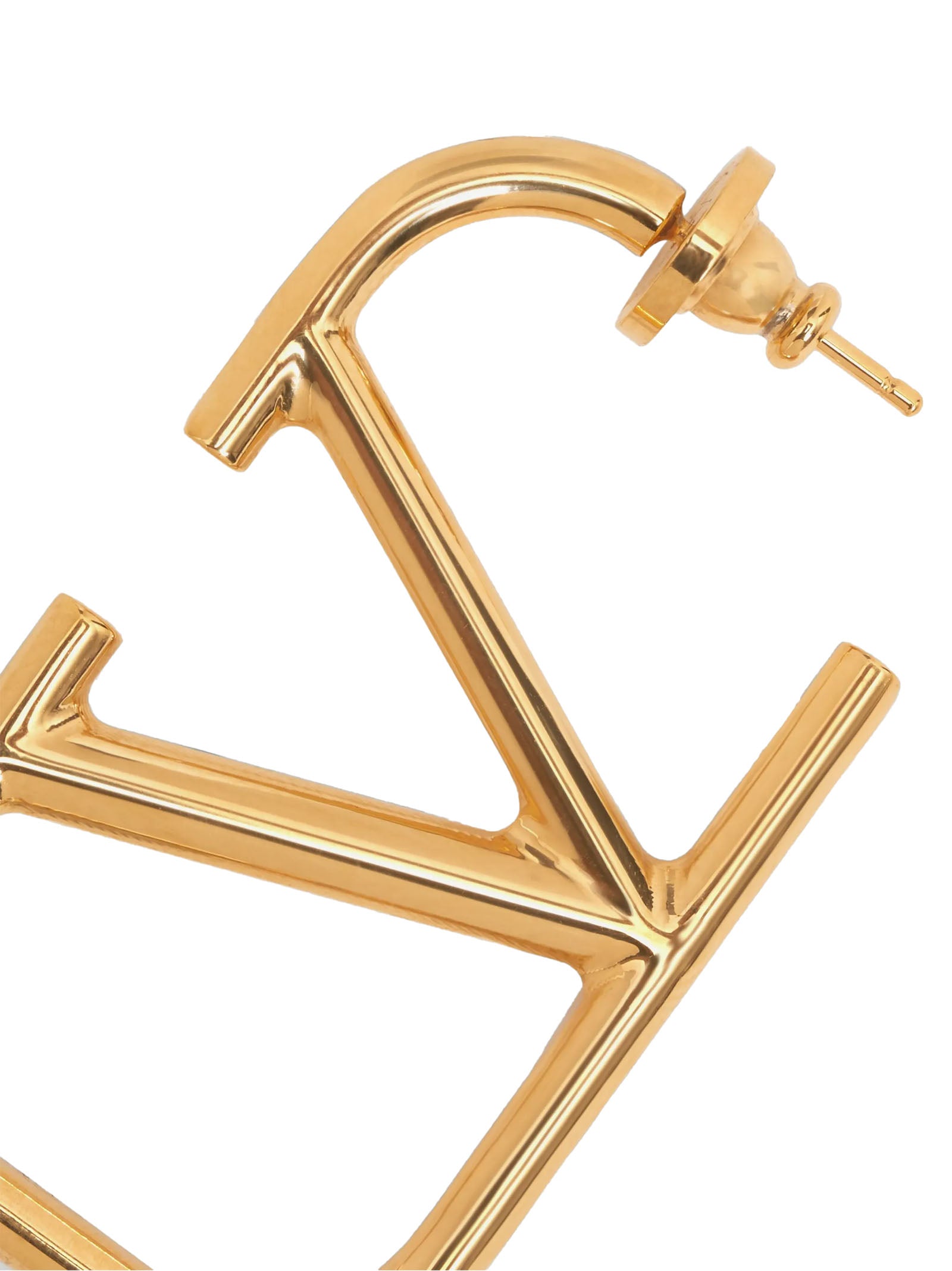 Gold Brass Earrings