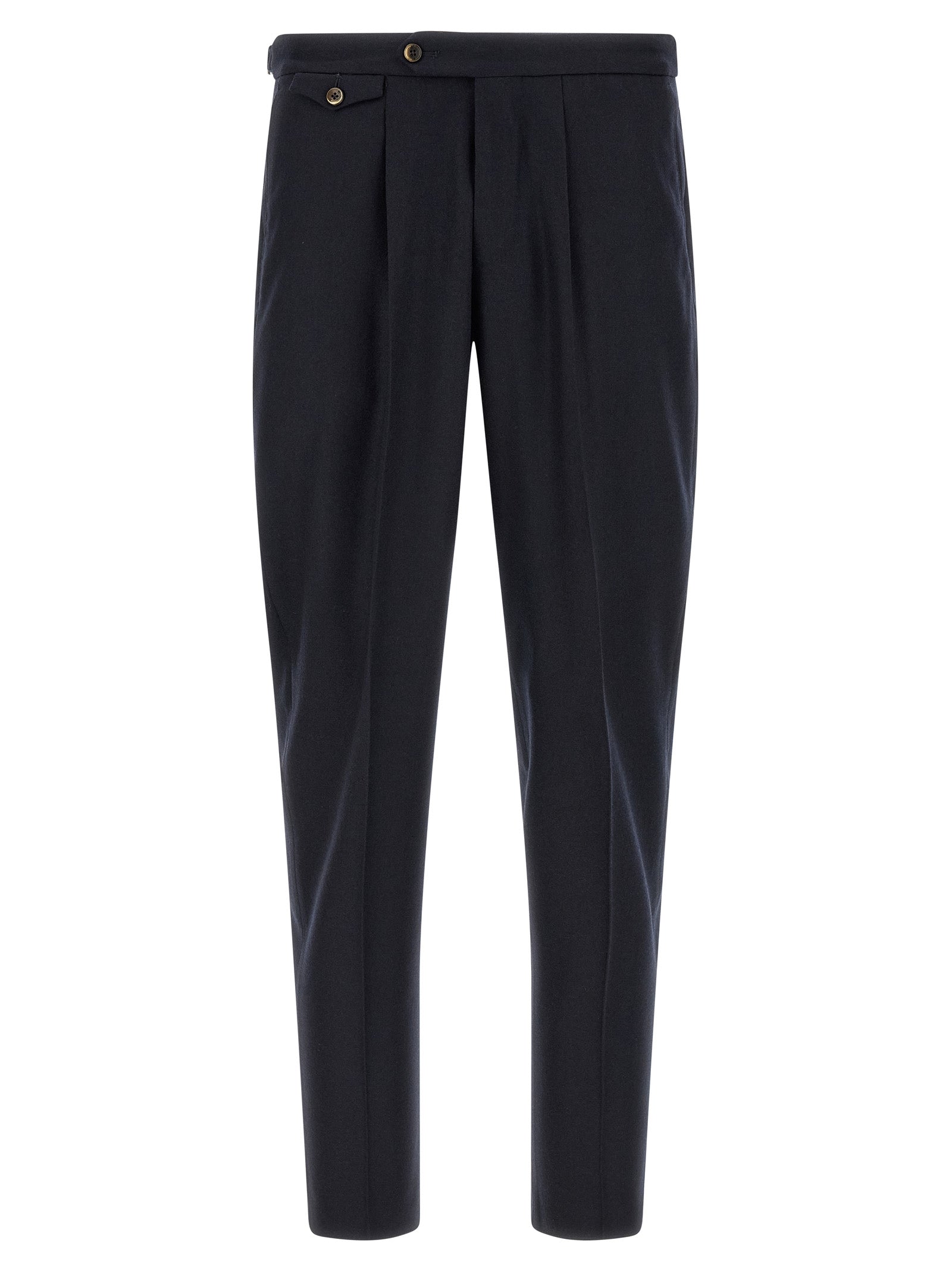 Black Virgin Wool Dress Pants