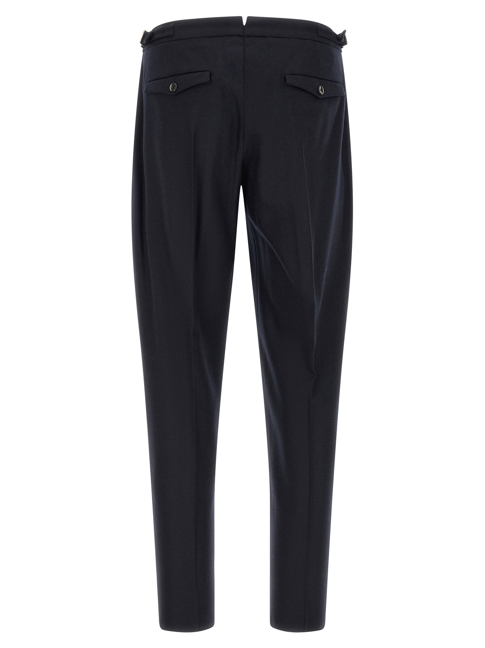 Black Virgin Wool Dress Pants