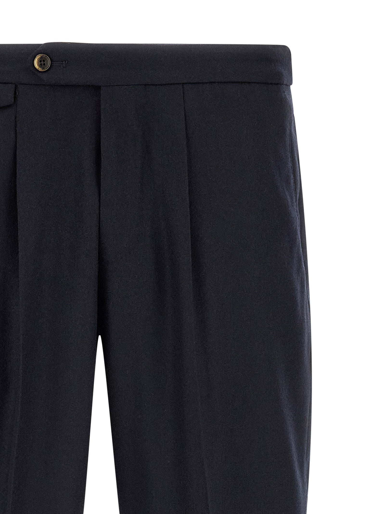 Black Virgin Wool Dress Pants