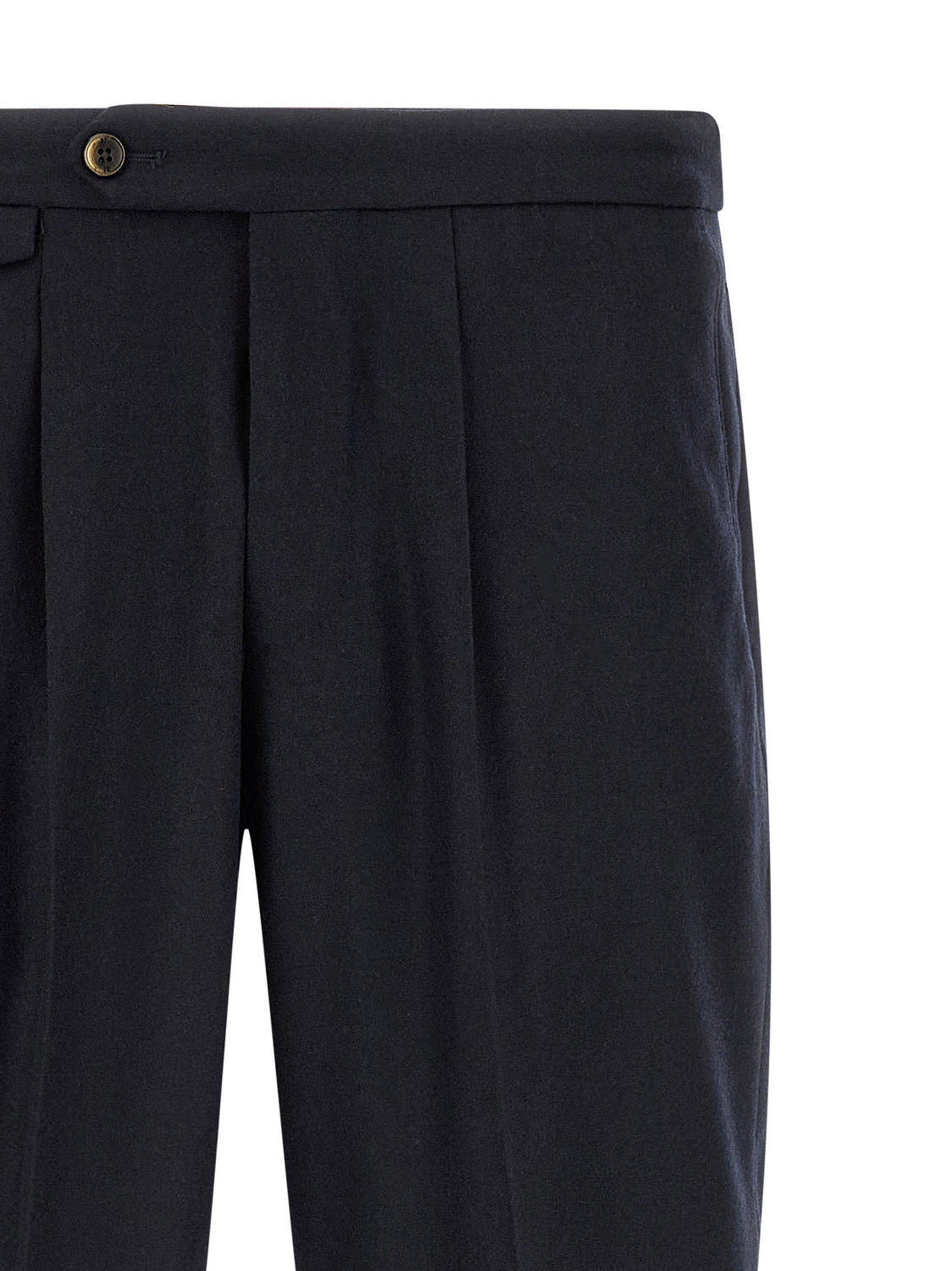 Black Virgin Wool Dress Pants