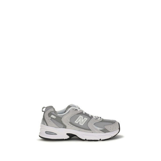 Gray Polyamide Athletic Sneakers