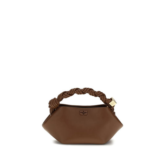 Brown Recycled Leather Shoulder Bag