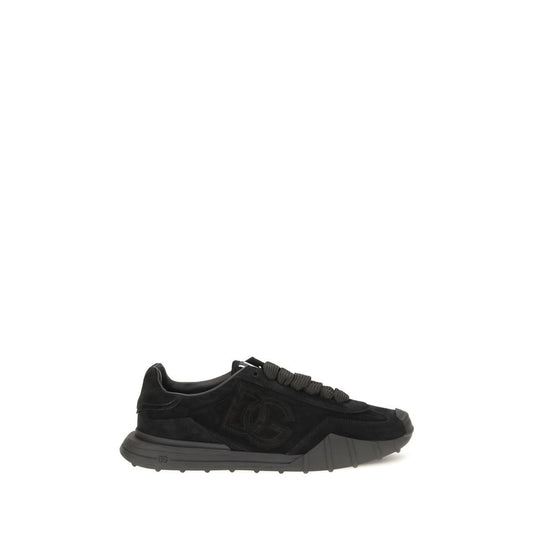 Black Calf Leather Bos Taurus Athletic Sneakers