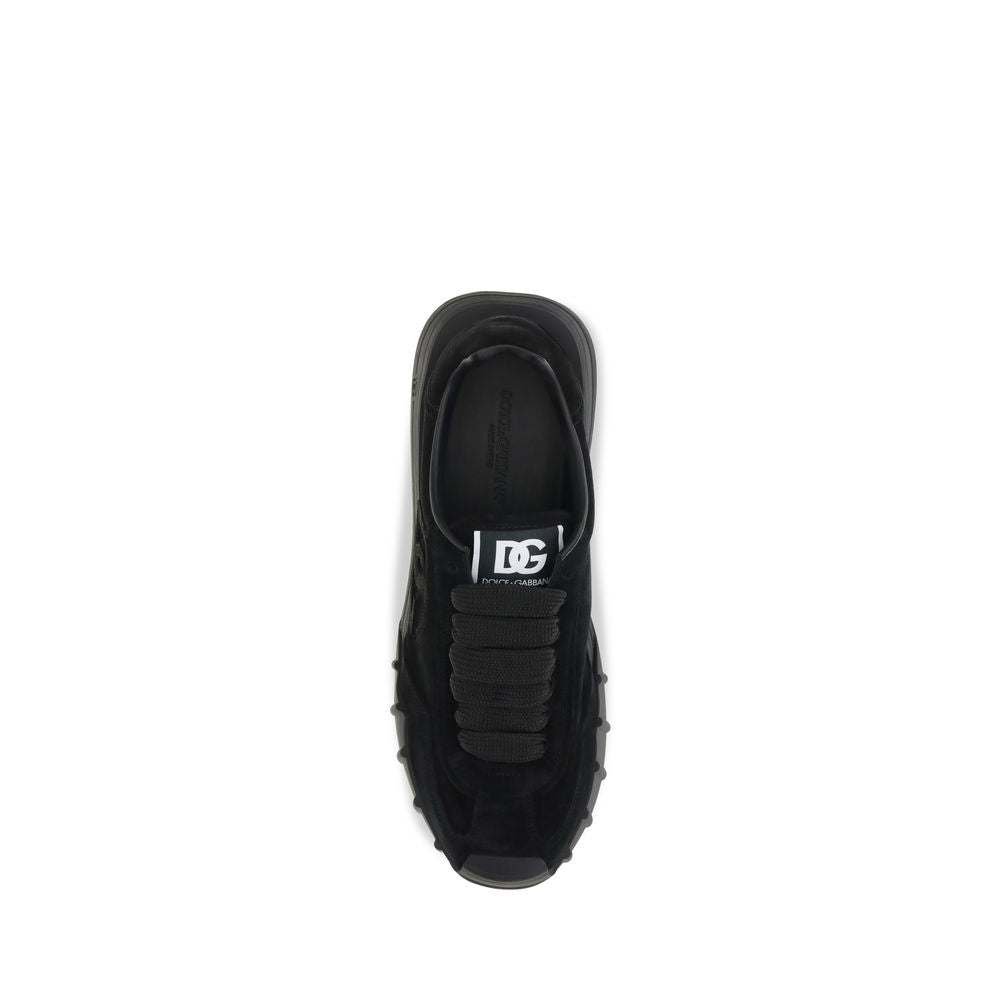 Black Calf Leather Bos Taurus Athletic Sneakers
