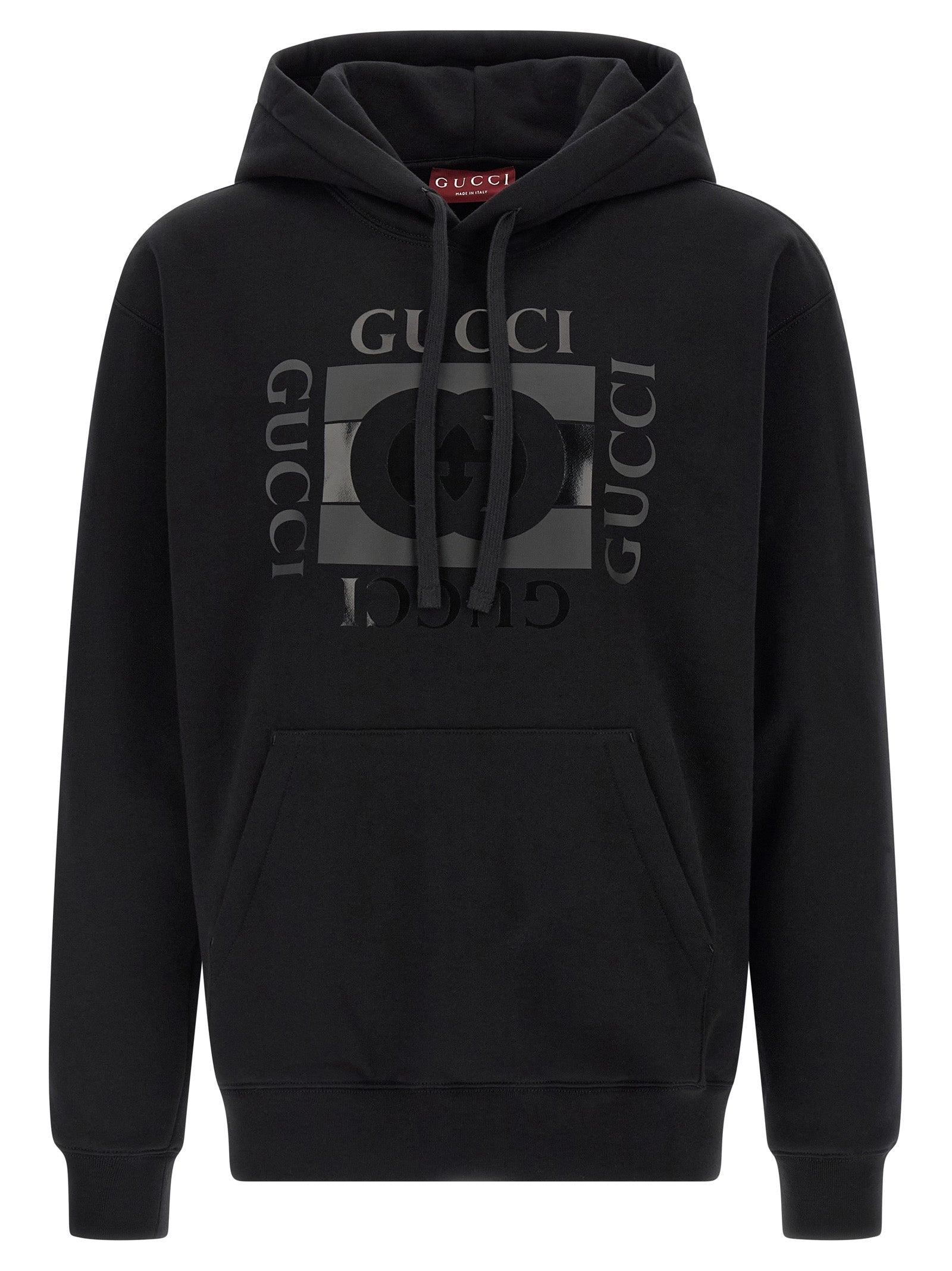 Black Cotton Sweatshirt