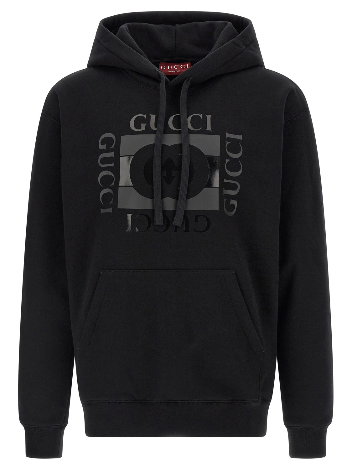 Black Cotton Sweatshirt
