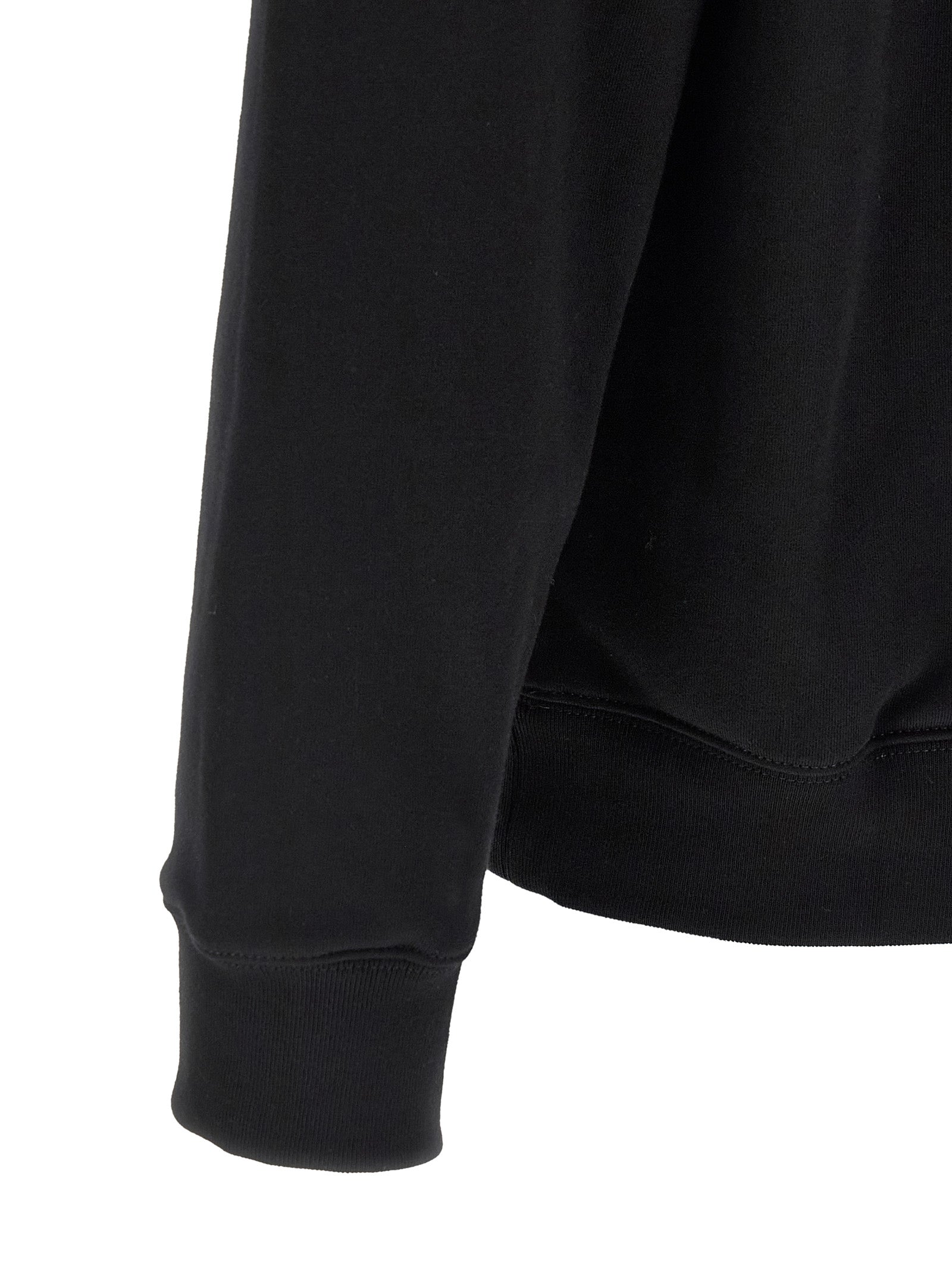 Black Cotton Sweatshirt