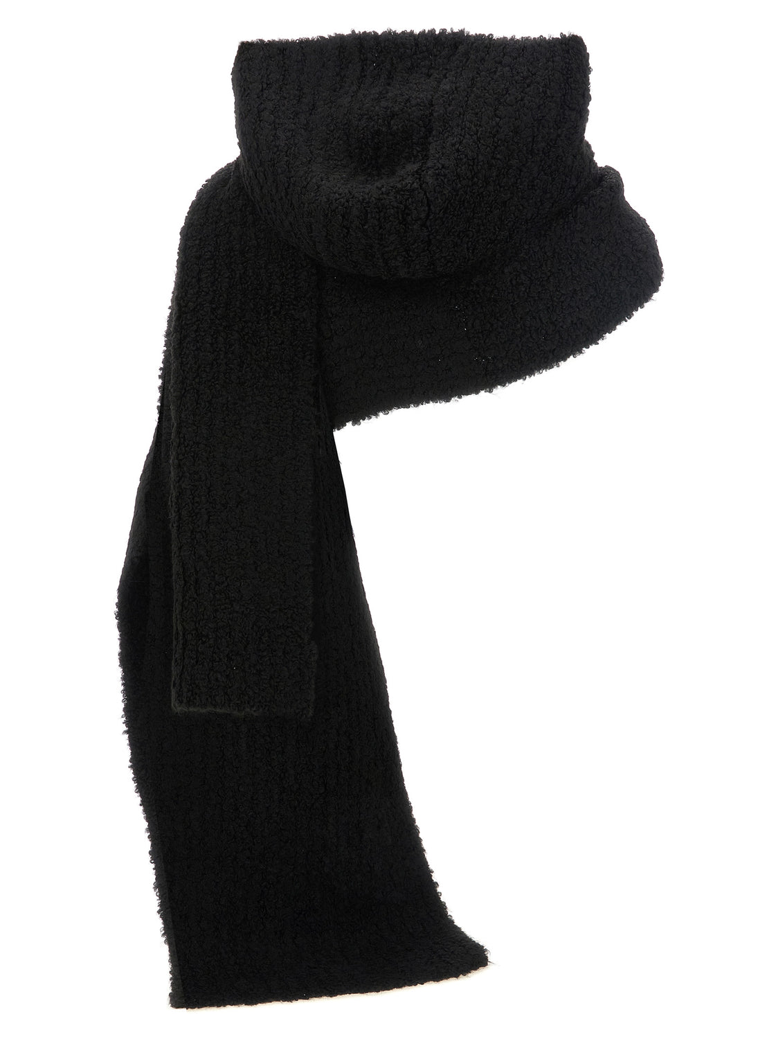 Black Marabou Scarf