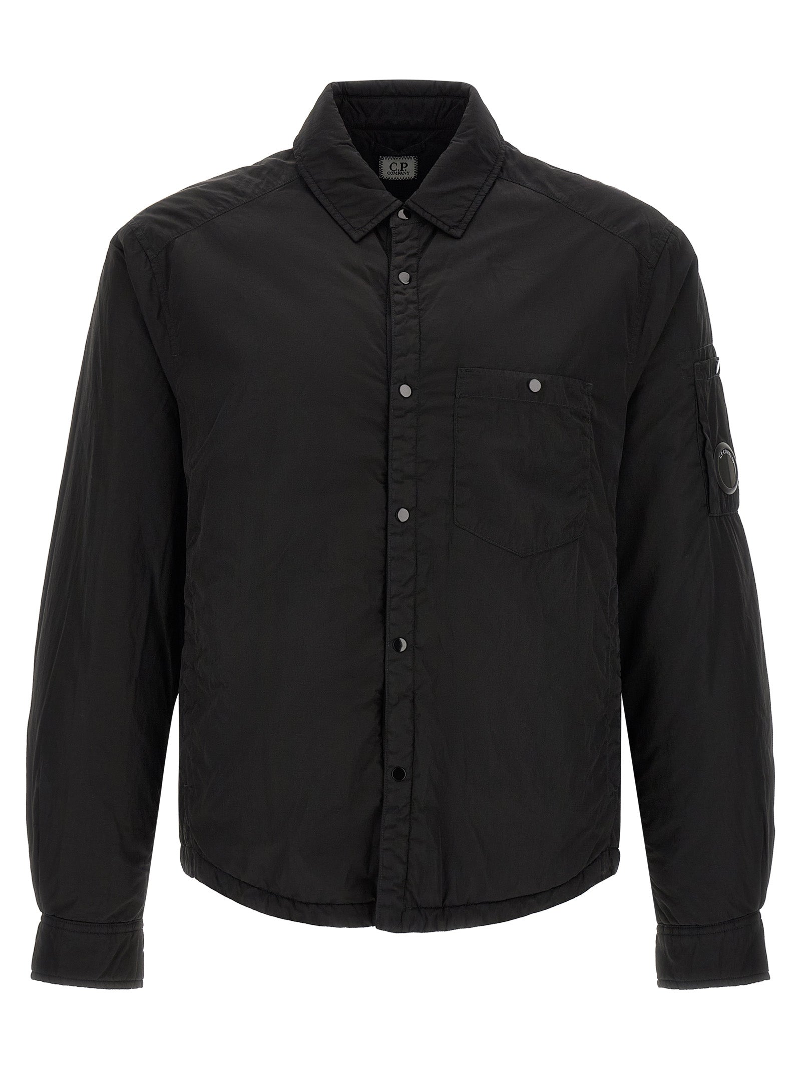 Black Polyamide Full-Length Jacket