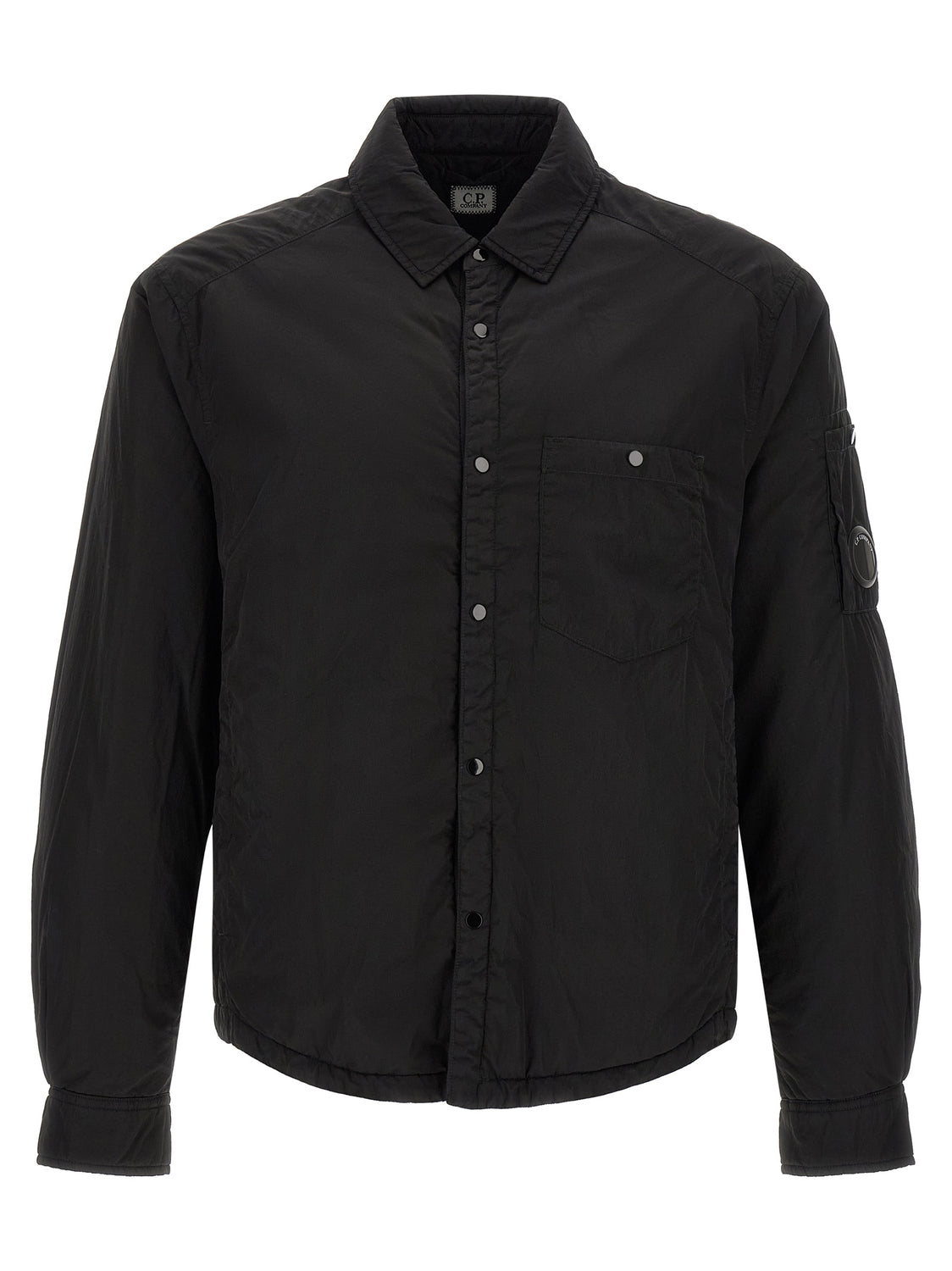 Black Polyamide Full-Length Jacket