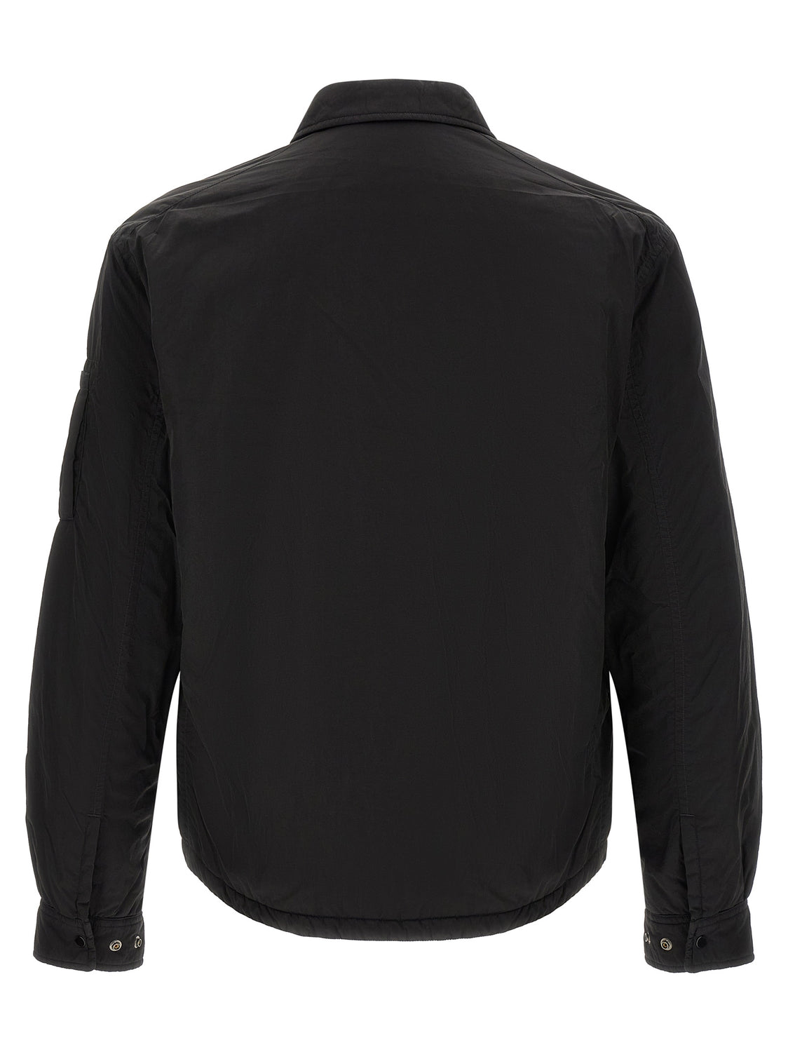Black Polyamide Full-Length Jacket