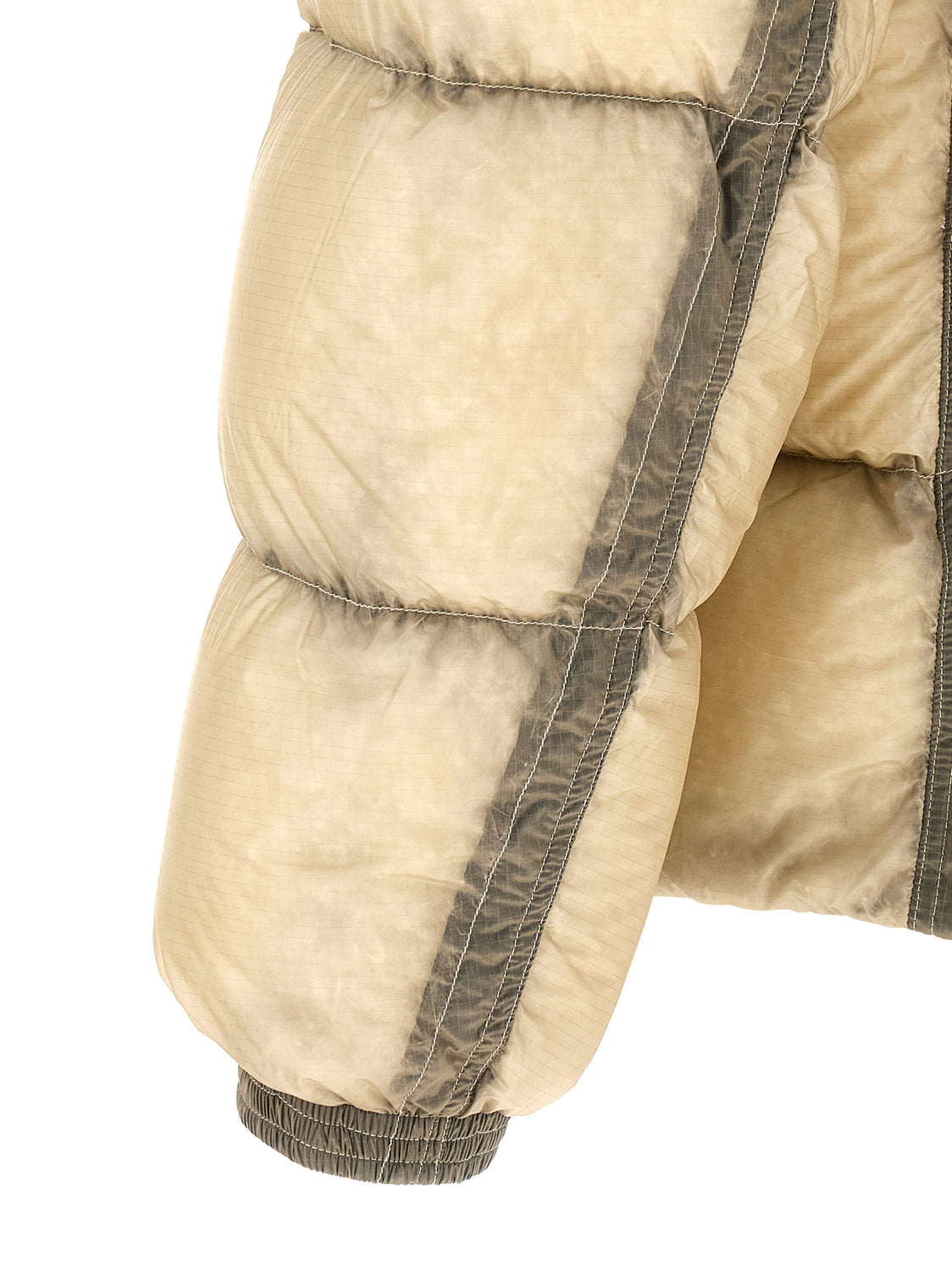 Beige Polyamide Shell Jacket