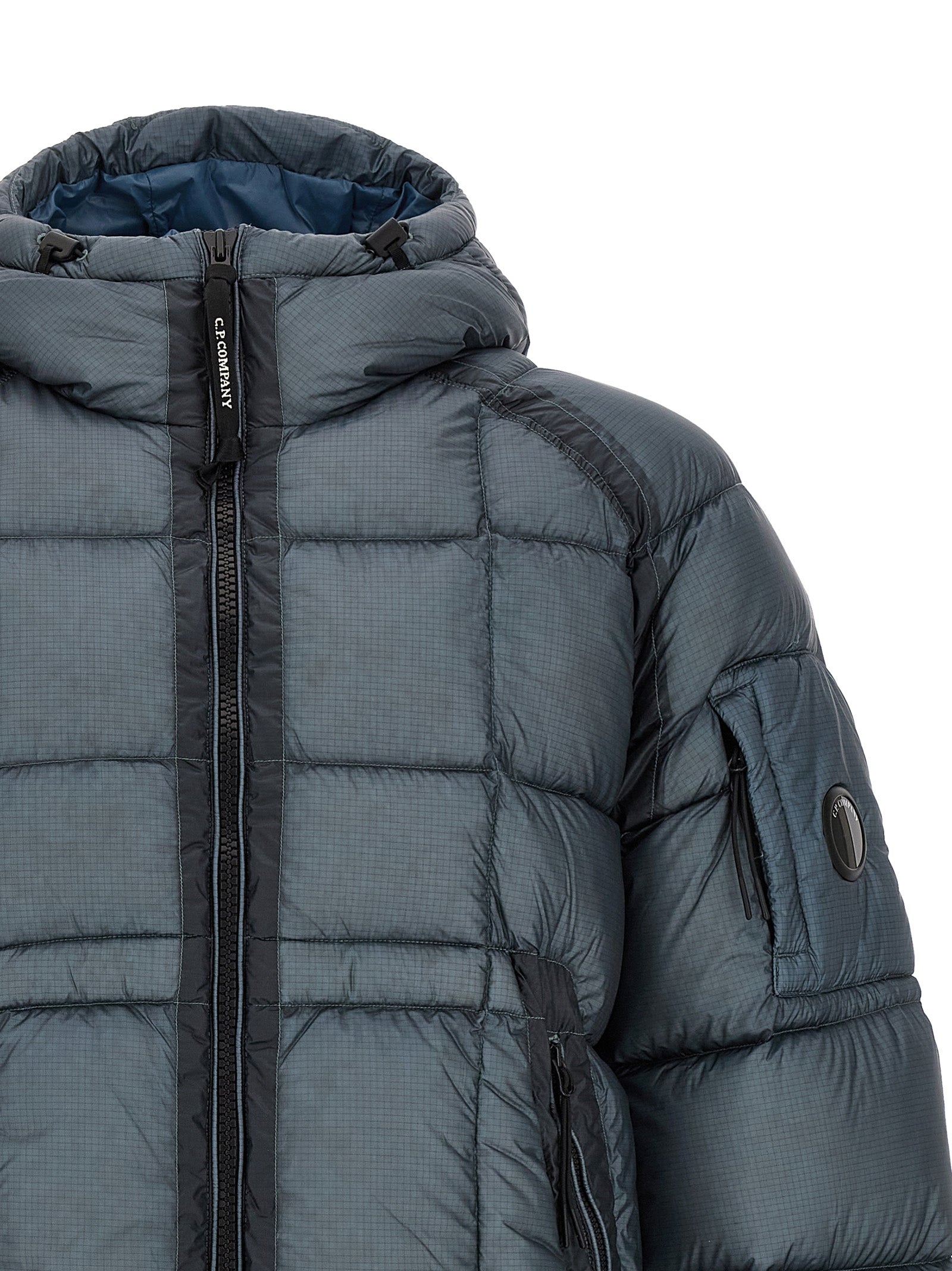 Blue Polyamide Shell Jacket