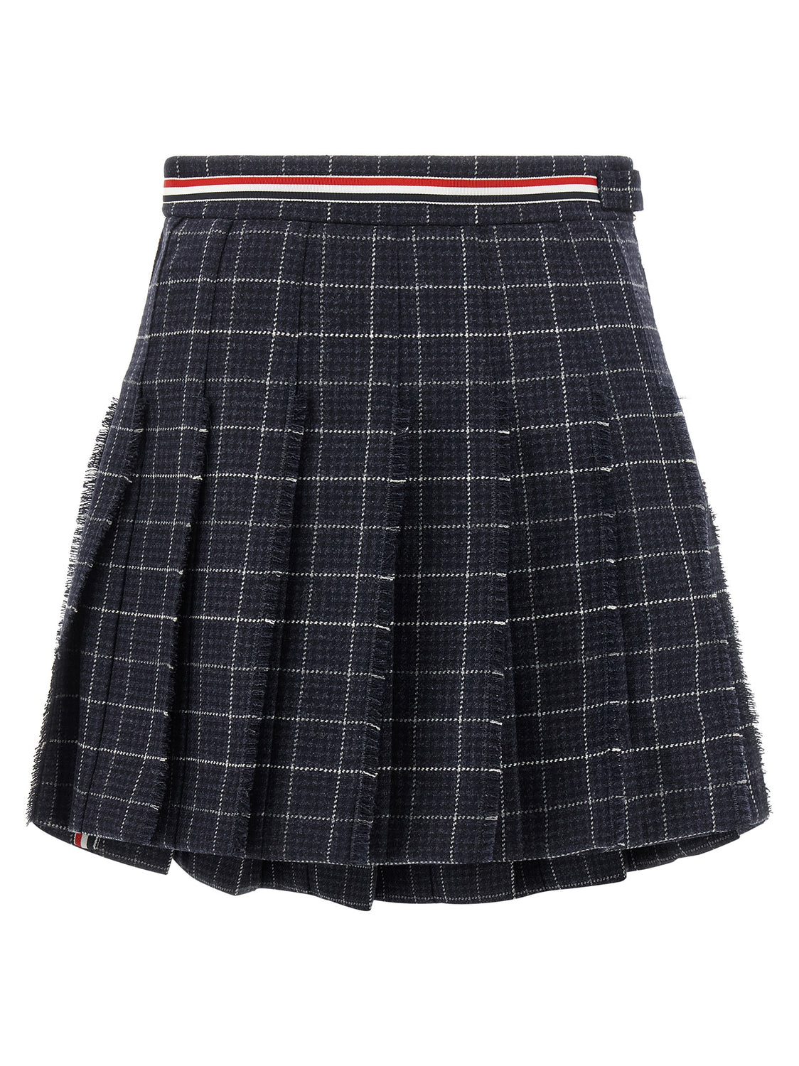 Blue Wool Long Skirt