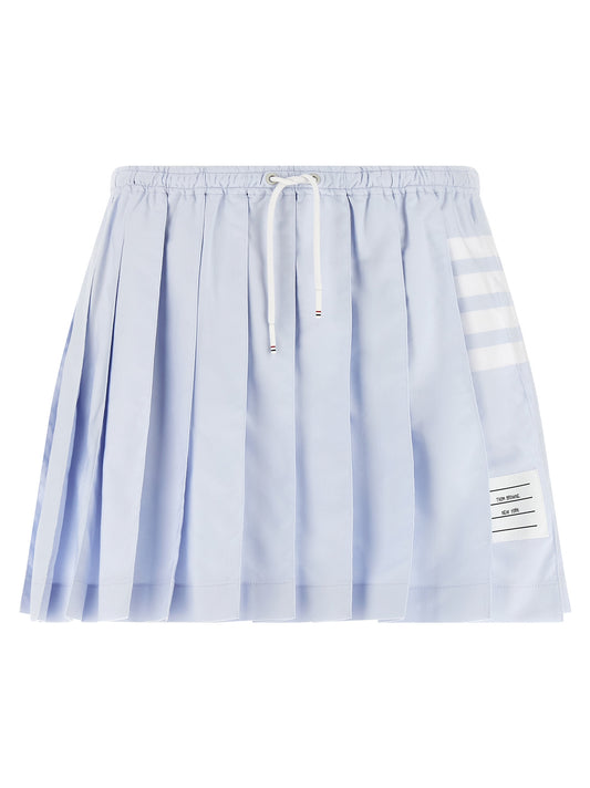 Blue Cotton Long Skirt