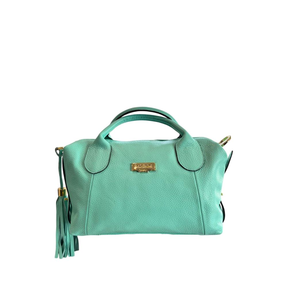 Turquoise Cowhide Handbag