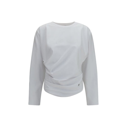 White Cotton Pattern Shirt