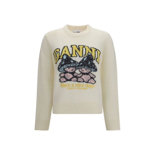 Beige Wool Oves Aries Sweatshirt