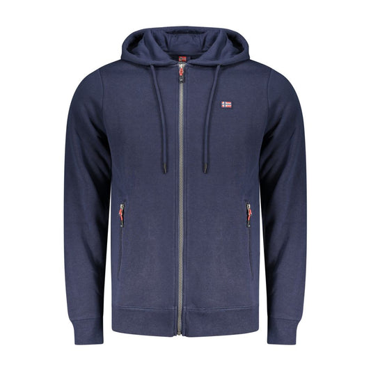 Blu Cotton Men Sweatshirt