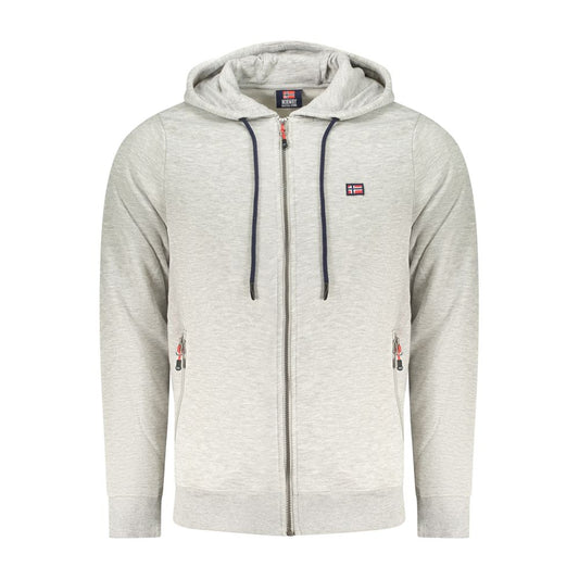 Grigio Cotton Men Sweatshirt