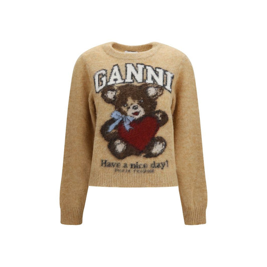 Beige Polyamide Sweatshirt