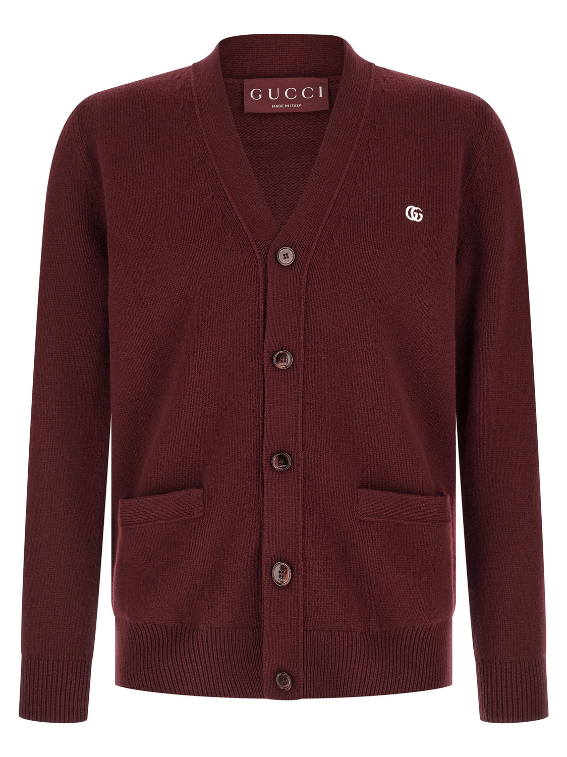 Bordeaux Cashmere Cardigan