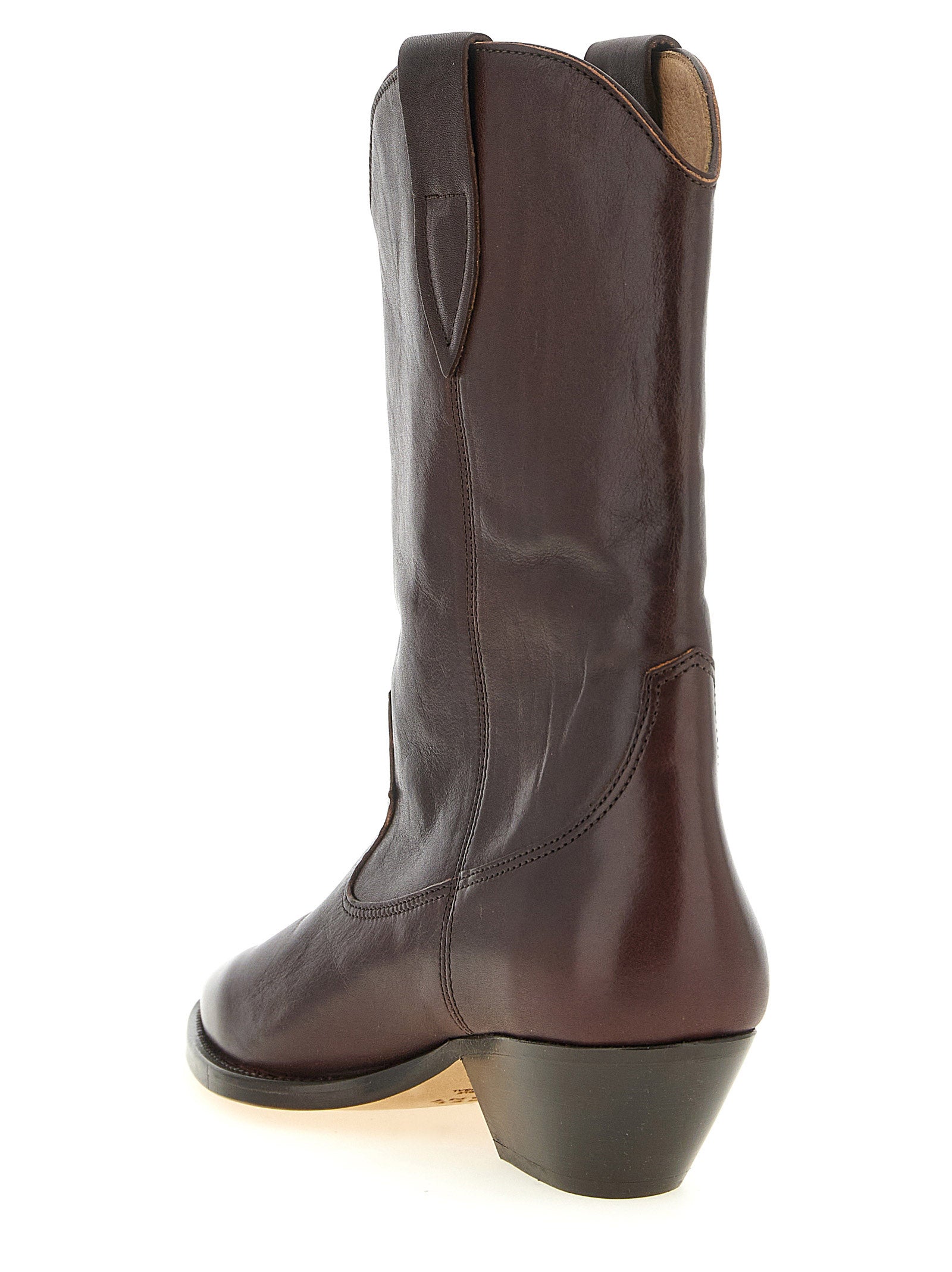 Brown Cowhide Chelsea Boots