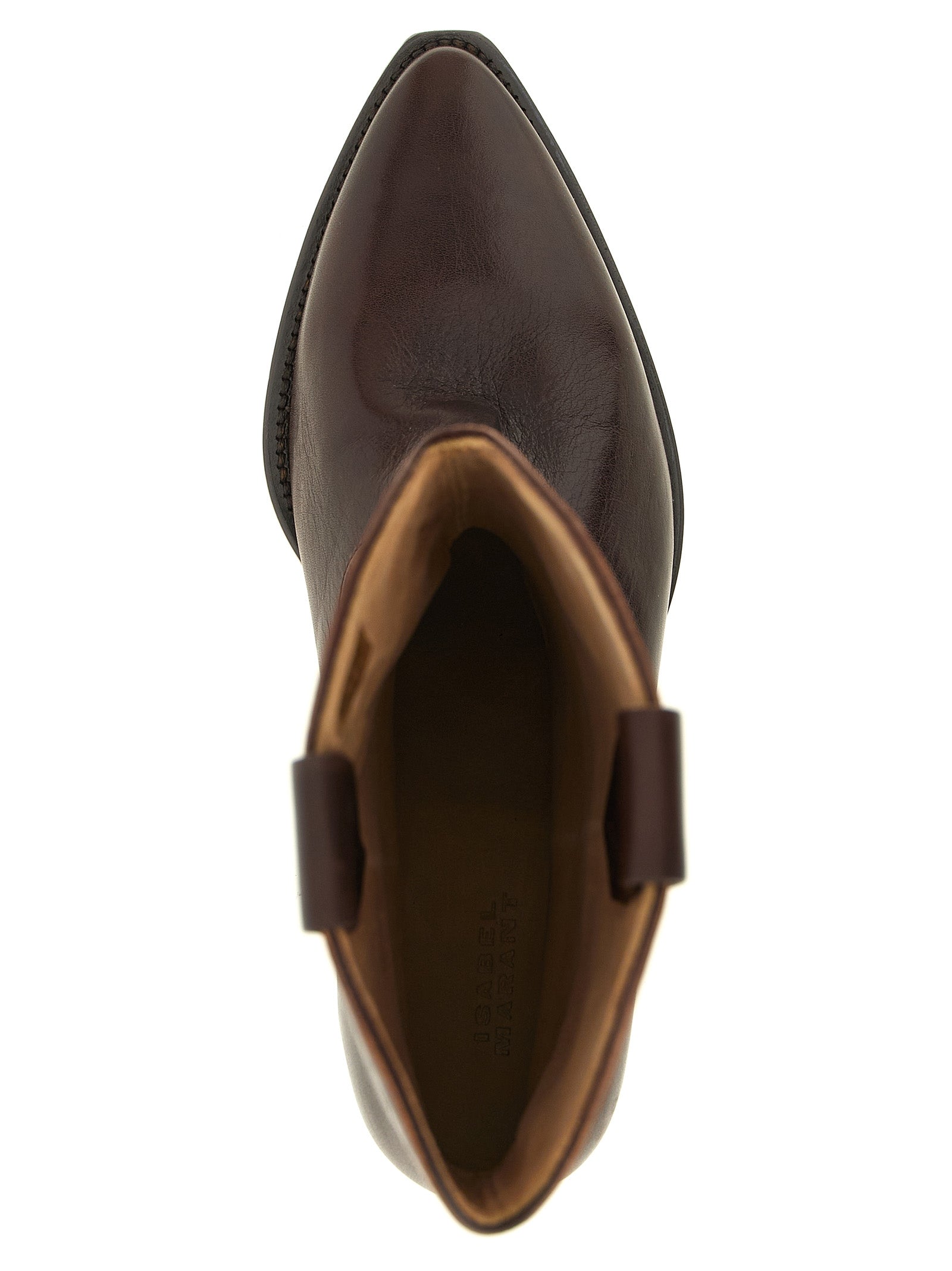 Brown Cowhide Chelsea Boots
