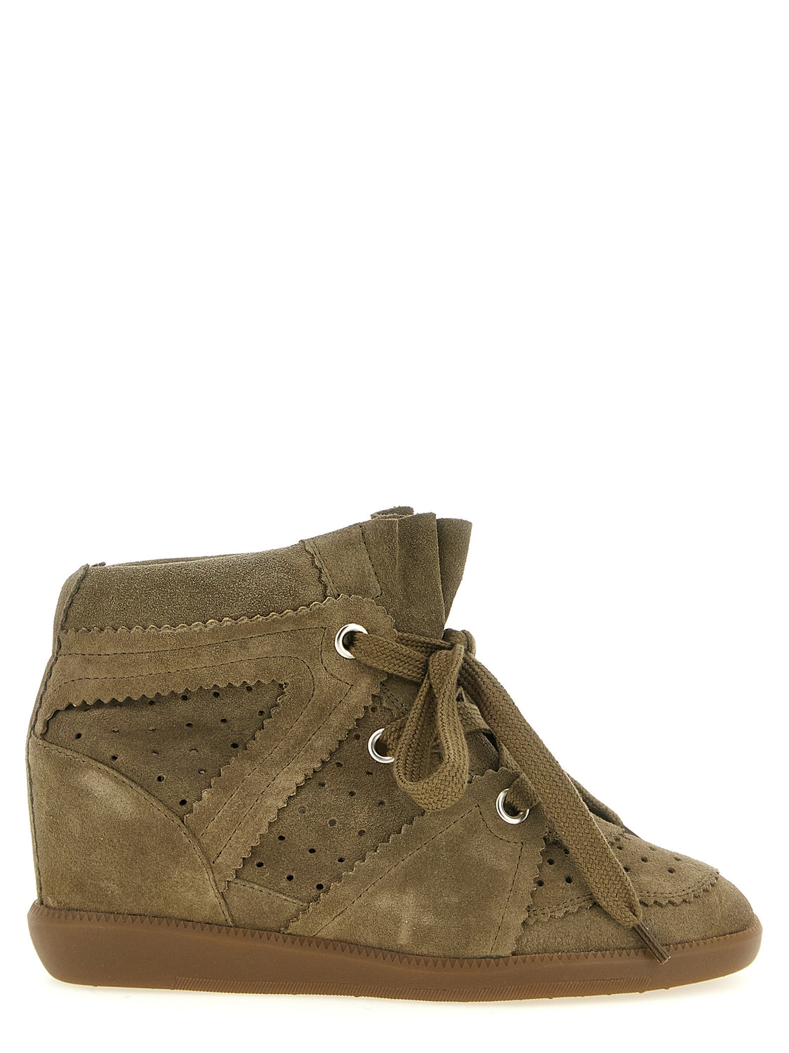 Beige Cowhide Sneakers