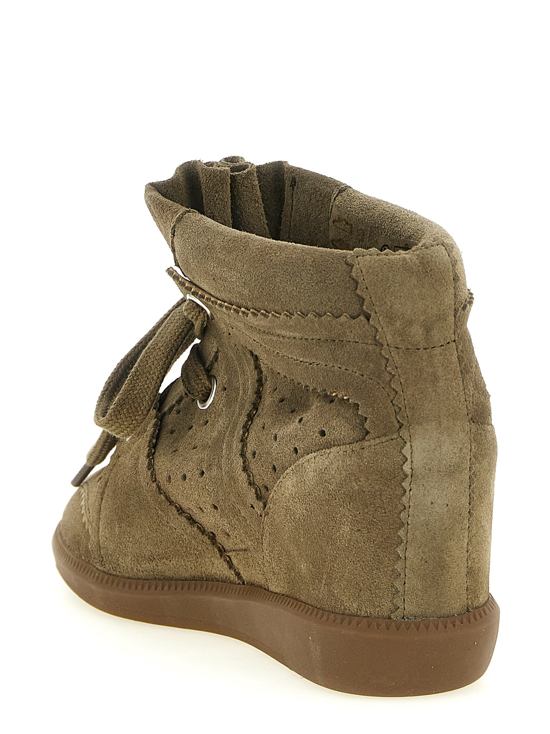 Beige Cowhide Sneakers
