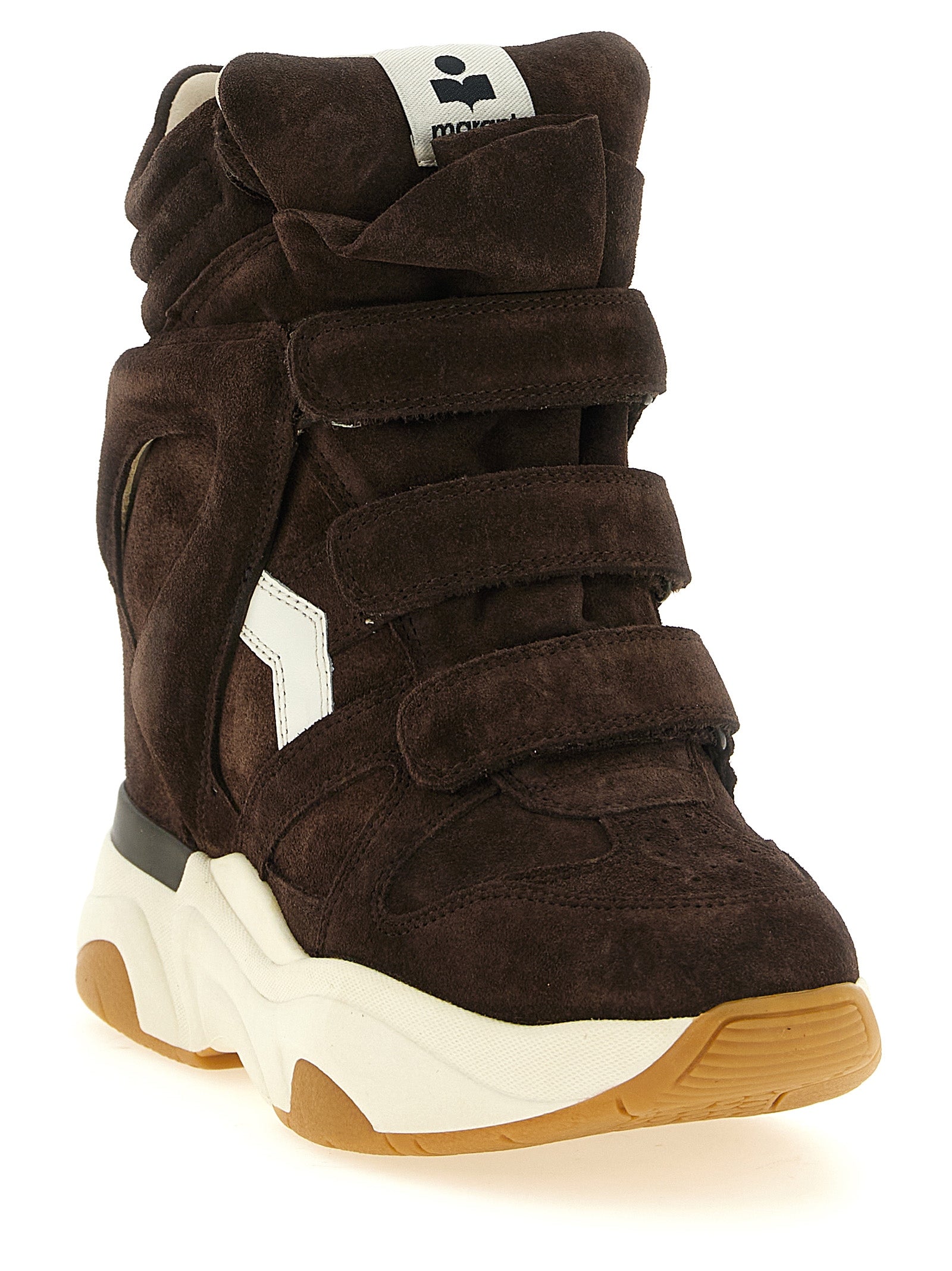 Brown Calfskin Athletic Sneakers