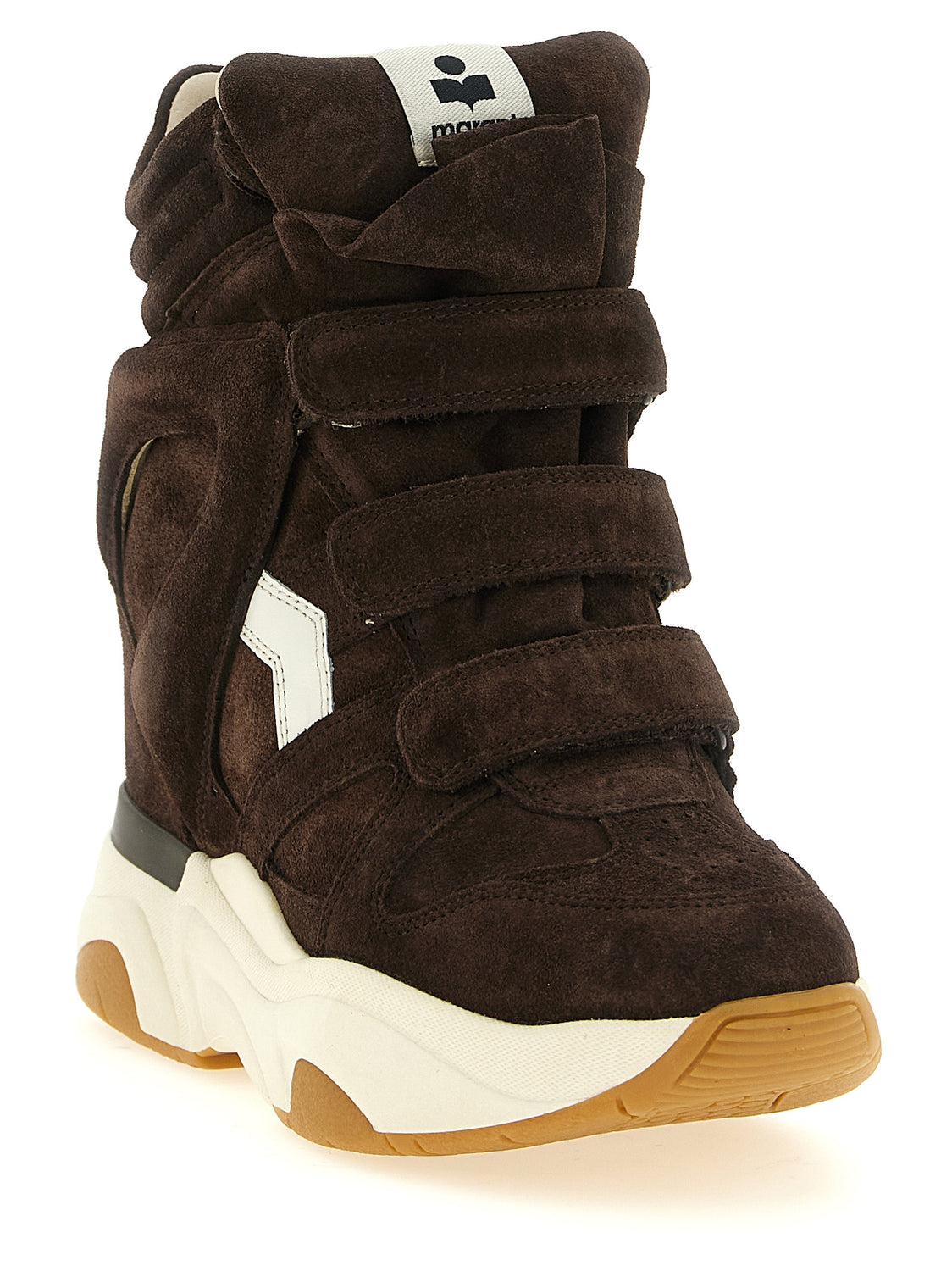 Brown Calfskin Athletic Sneakers