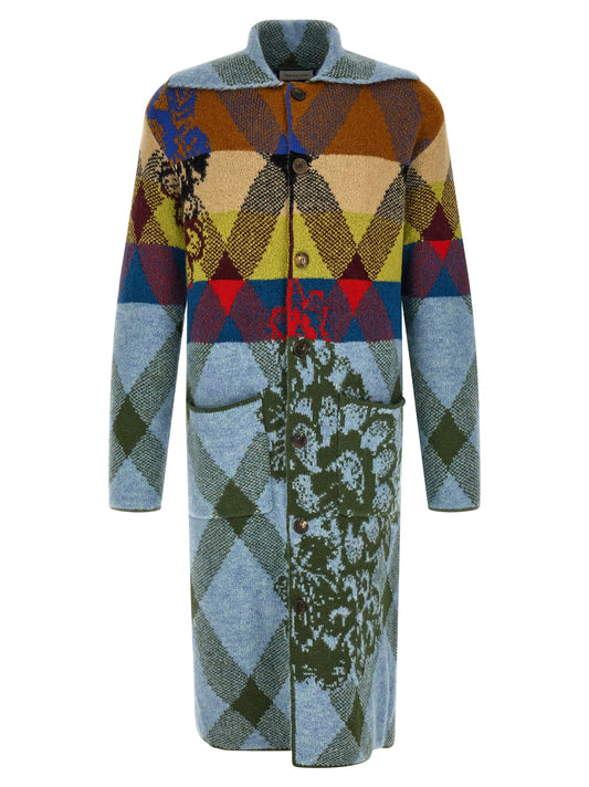 Multicolor Wool Cardigan