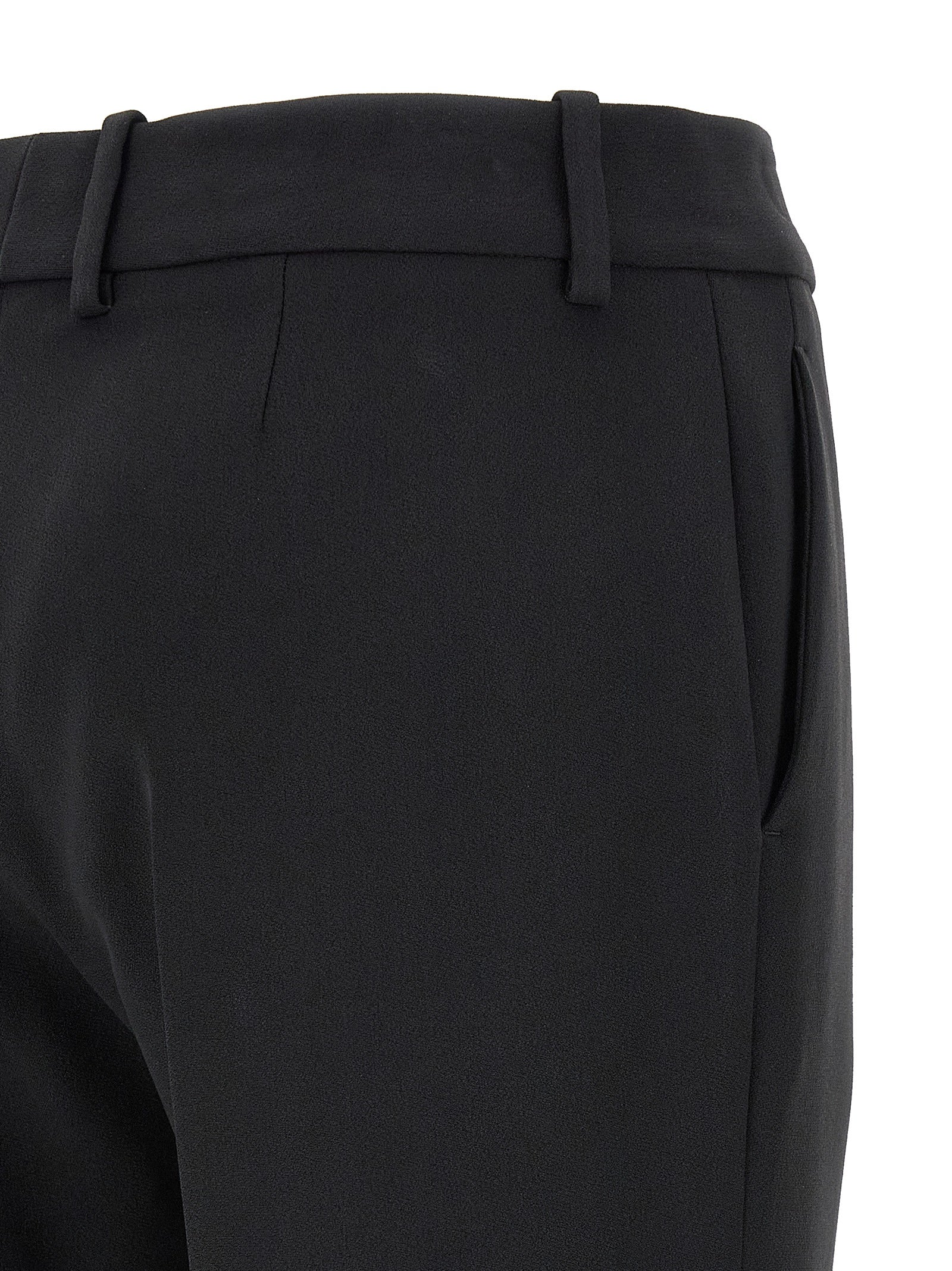 Black Viscose Dress Pants