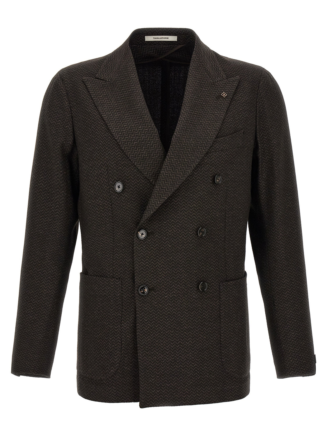Brown Virgin Wool Blazer