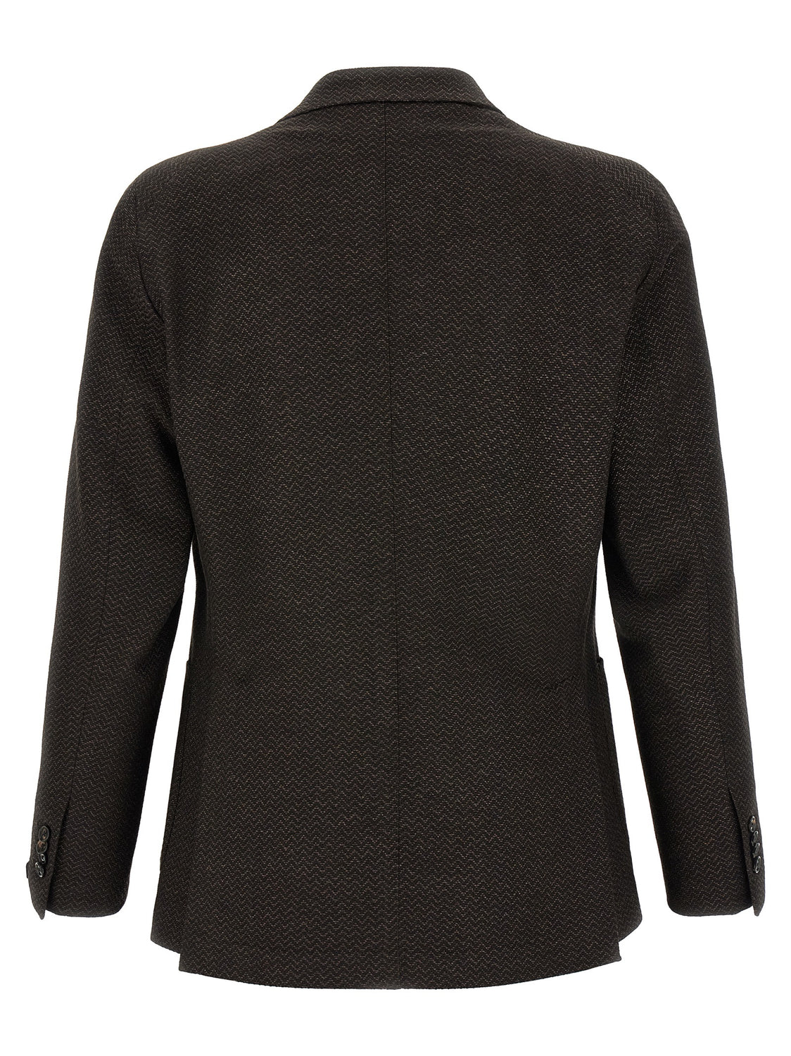 Brown Virgin Wool Blazer