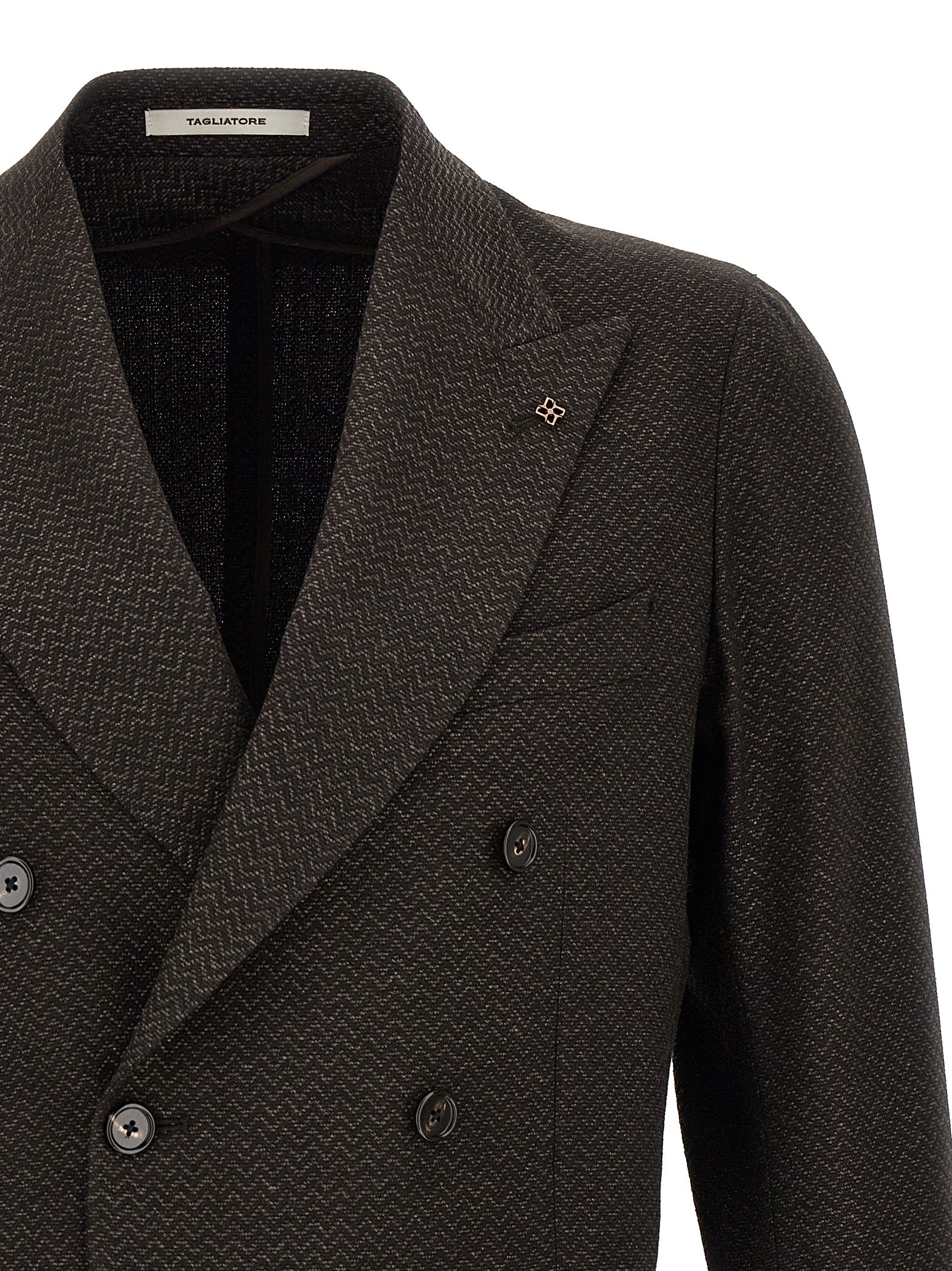 Brown Virgin Wool Blazer