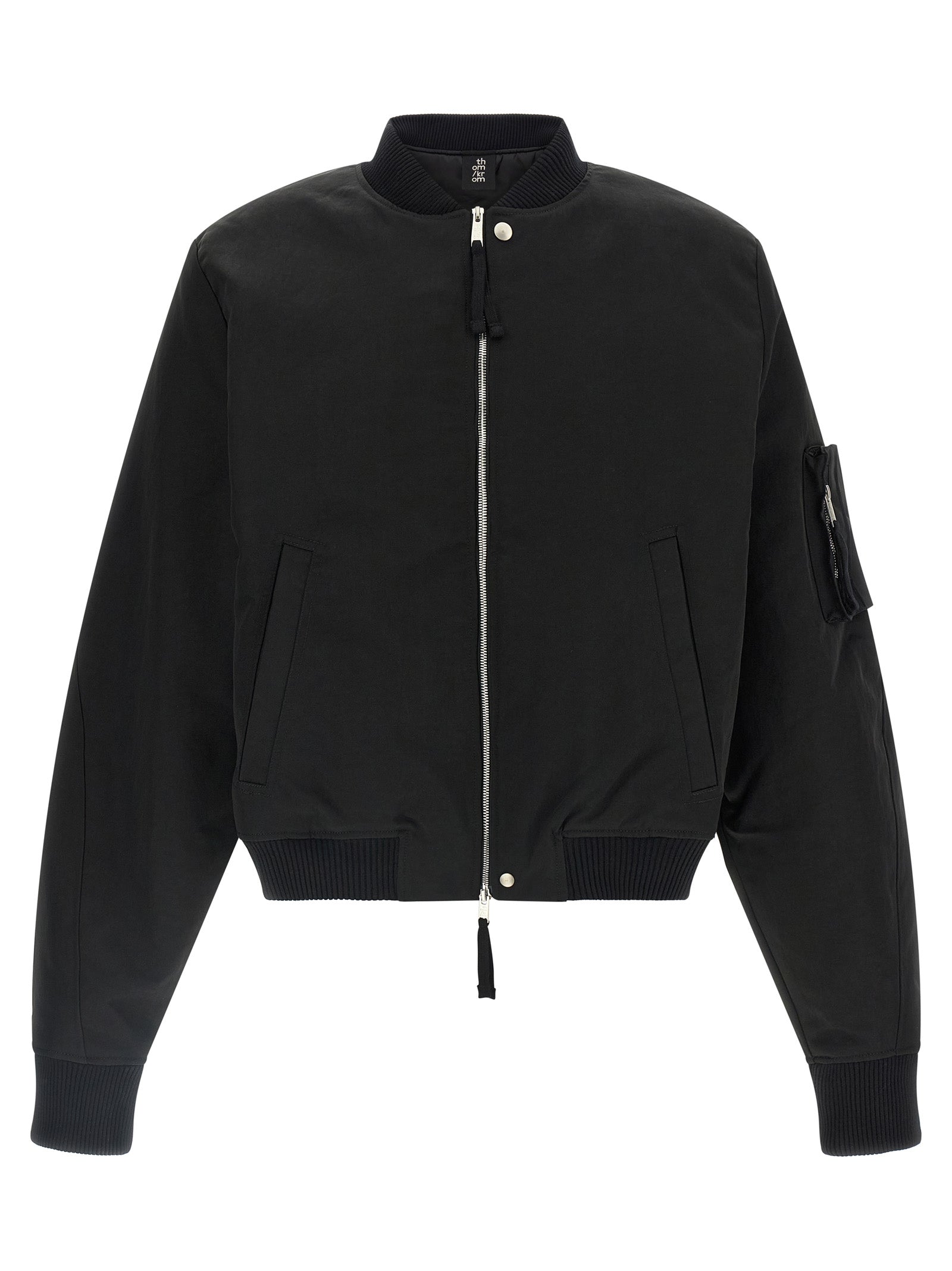 Black Recycled Polyamide Bomber