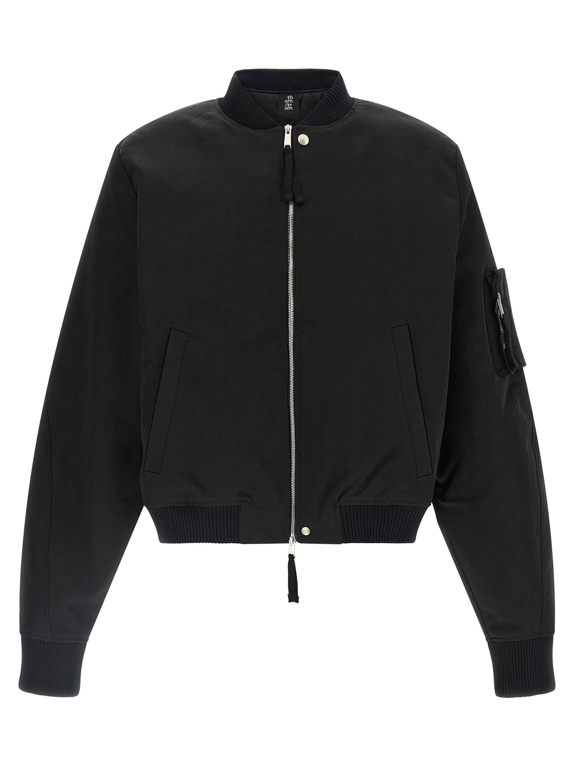 Black Recycled Polyamide Bomber