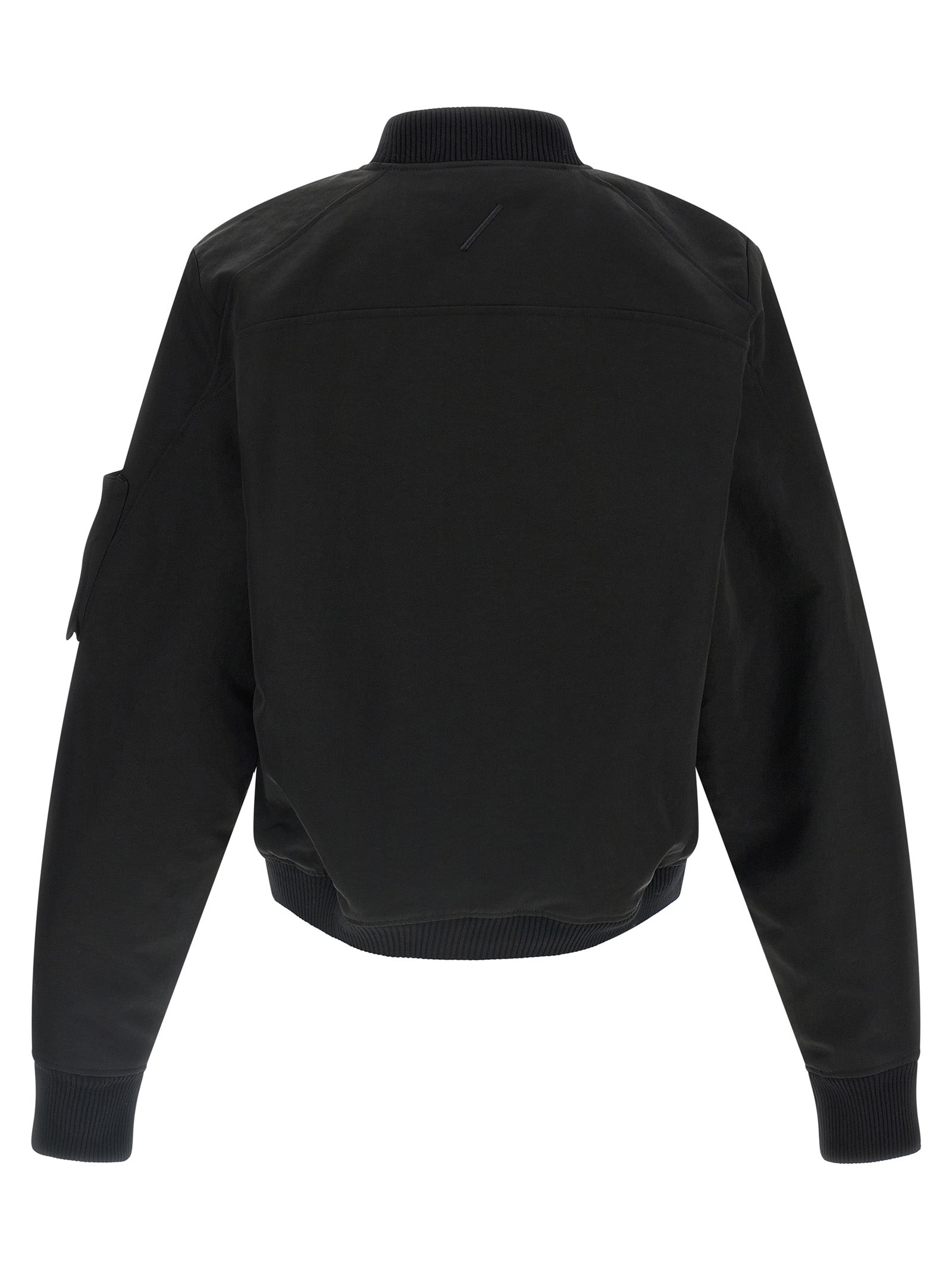 Black Recycled Polyamide Bomber