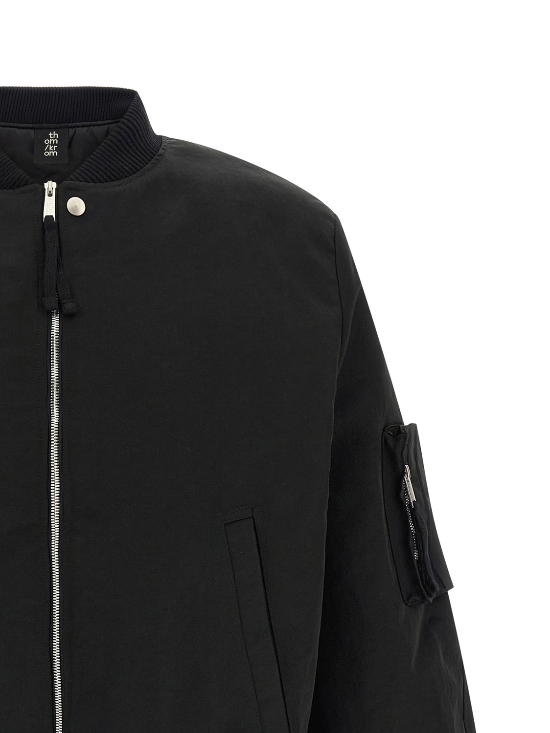 Black Recycled Polyamide Bomber