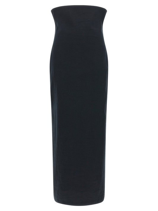 Black Paper Mini Skirt