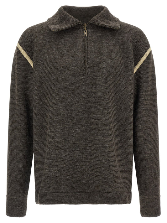 Gray Wool Cardigan