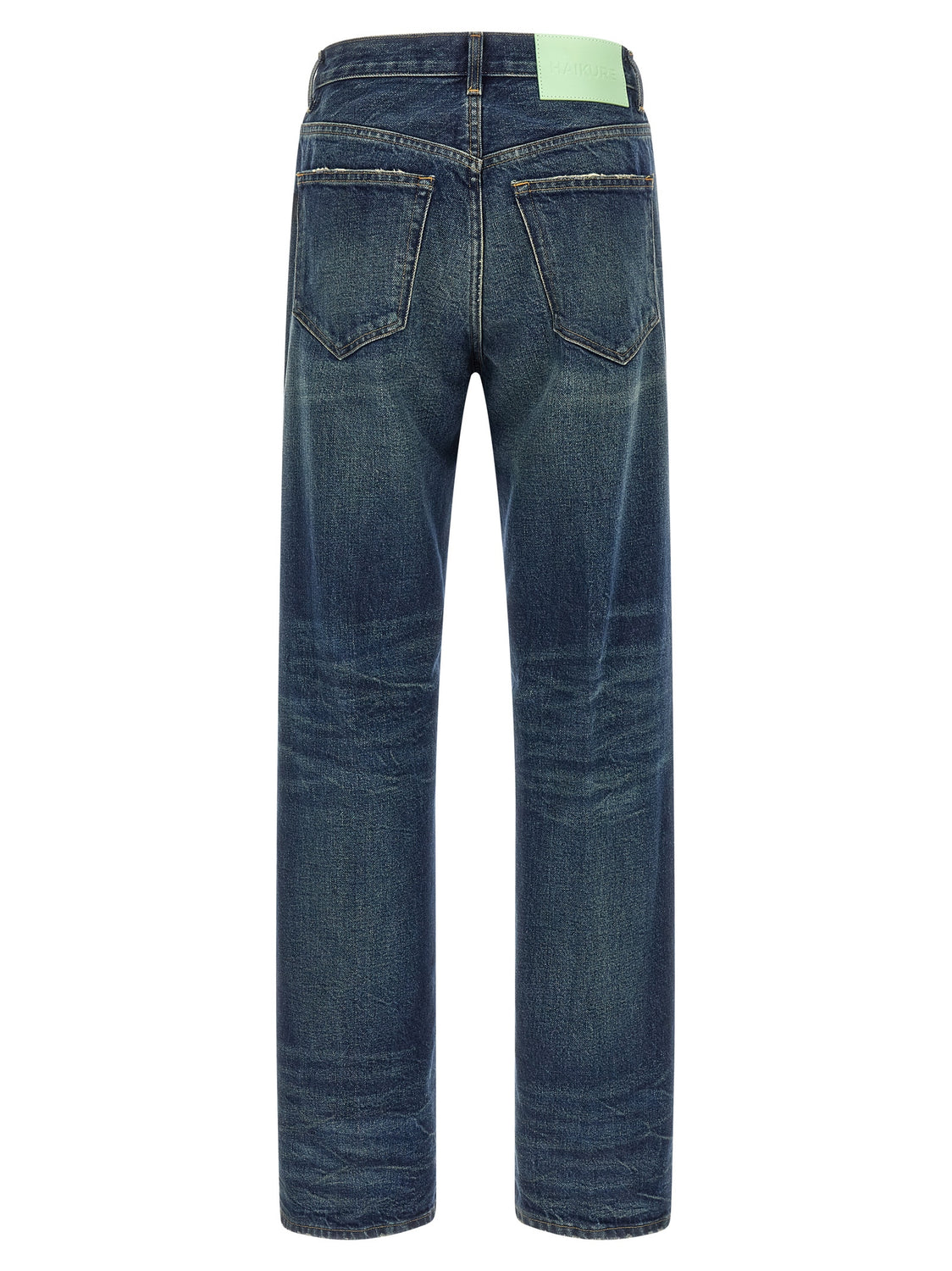 Blue Cotton Relaxed Fit Jeans