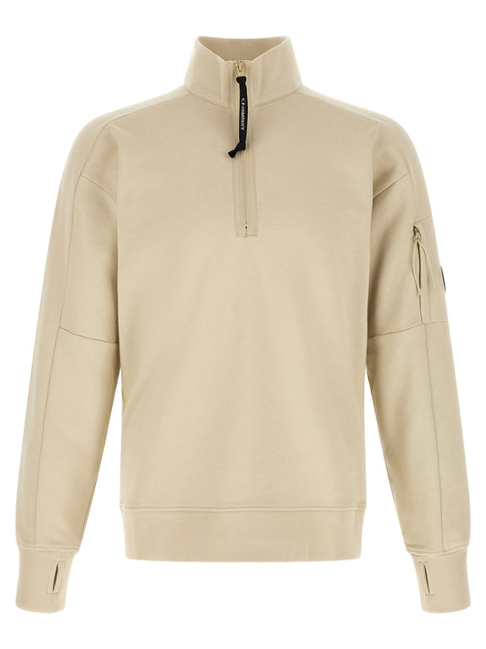 Beige Cotton Sweatshirt