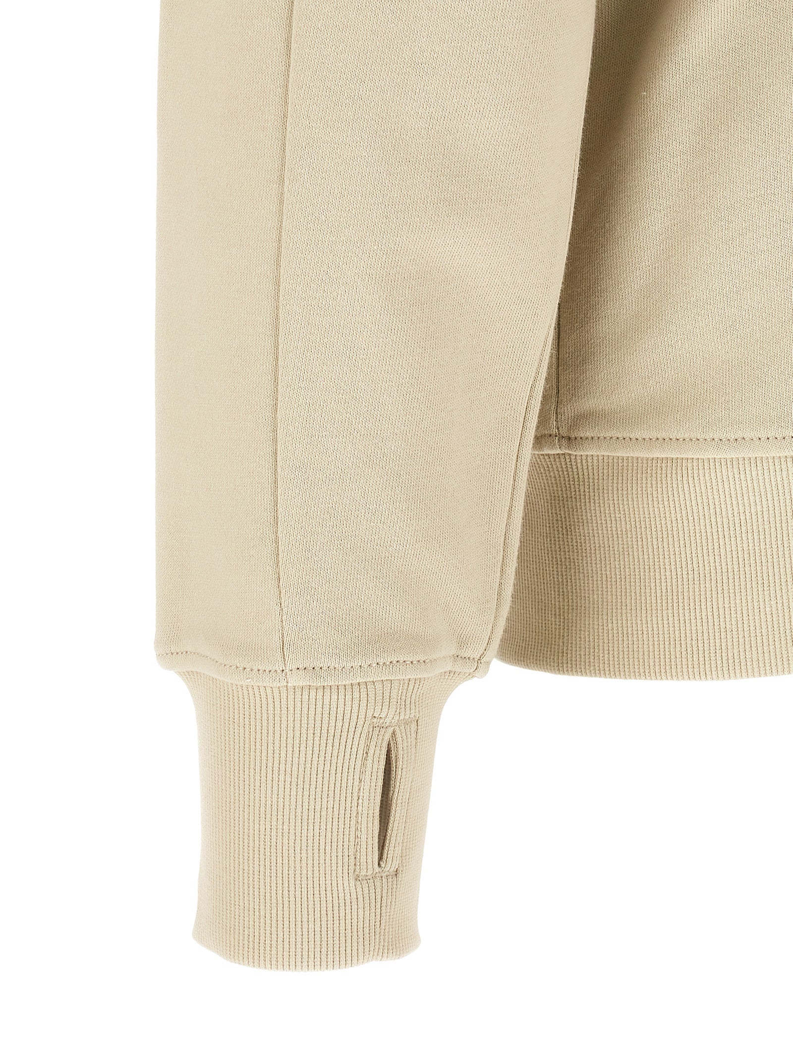 Beige Cotton Sweatshirt