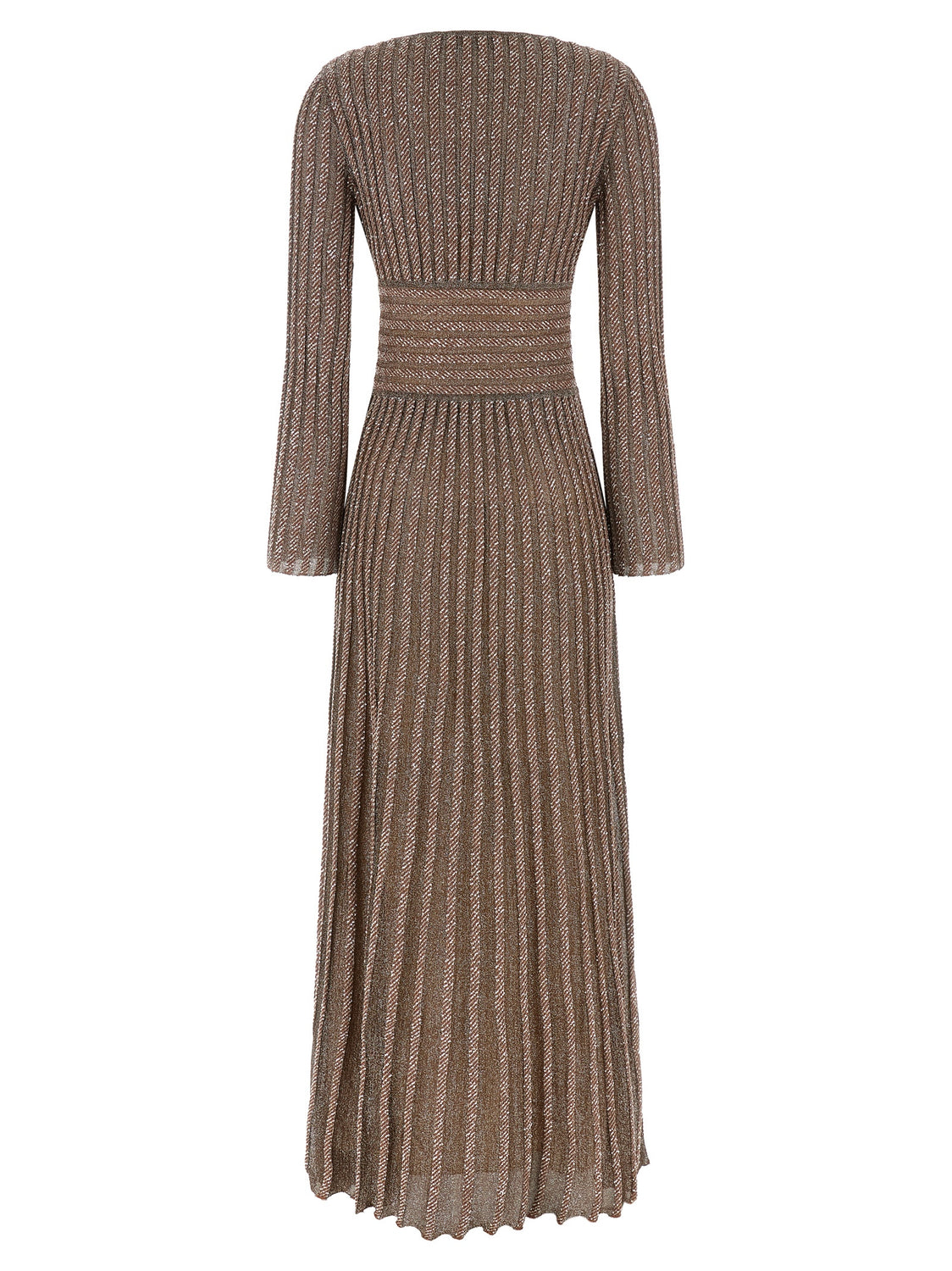 Multicolor Viscose Long Dress