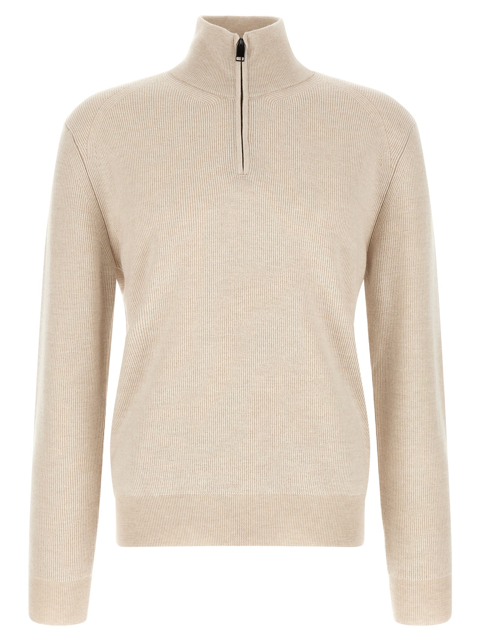 Beige Cashmere Sweatshirt