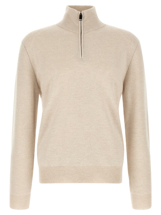 Beige Cashmere Sweatshirt